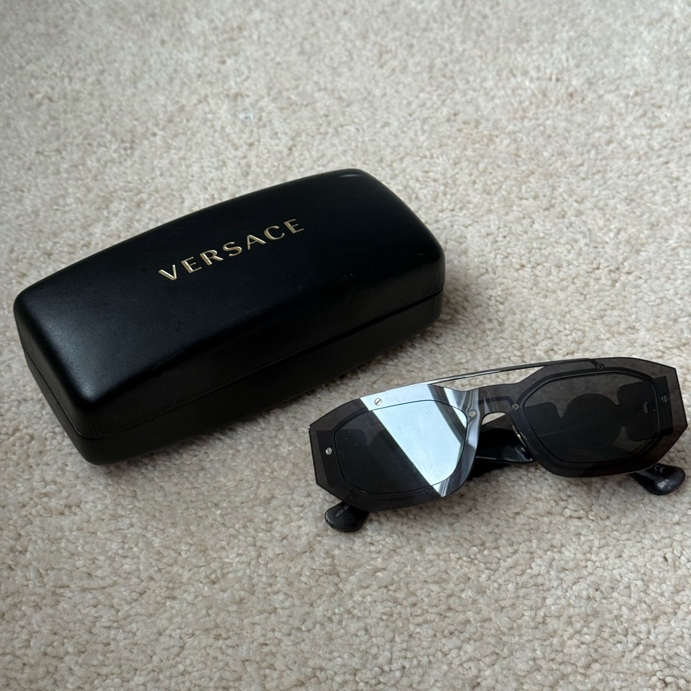Authentic Versace Rectangular Sunglasses - image 2